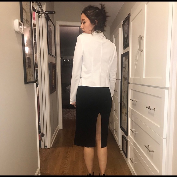 White Polyester Jacket - Picture 3 of 5